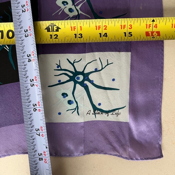 🔬Cellular Biology / Biologist 100% Silk Oblong Scarf | Cells | Cell Structure - Picture 5 of 17